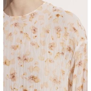 Vince Pressed Petal Long Sleeve Blouse Women's